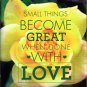Small Things Become Great When Done with Love 2022 - 2023 Inspirations Calendar