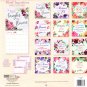 2022 16 Month Wall Calendar Linen Paper Texture - Floral Inspiration - with 100 Reminder Stickers
