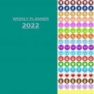 2022 Weekly Pocket Appointment Planner / Calendar / Organizer (Teal) - With 100 Reminder Stickers