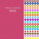 2022 Weekly Pocket Appointment Planner / Calendar / Organizer (Pink) - With 100 Stickers
