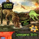 Dino X Team Spinosaurus Strike - Glow in the Dark Puzzle - 100 Piece Jigsaw Puzzle