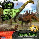 Dino X Team Jurassic Attack - Glow in the Dark Puzzle - 100 Piece Jigsaw Puzzle