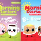 PRE-K & Kindergarten - Morning Starters Educational Workbooks - Set of 2 Books - v15
