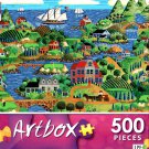 Greens by Sea - 500 Pieces Jigsaw Puzzle