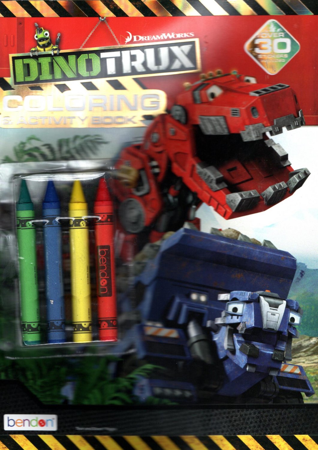 Dinotrux Coloring & Activity Book with Includes Stickers