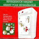 Christmas Holiday Decorative Fridge Magnet Set for Refrigerator, Locker, File Cabinet v2