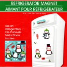 Christmas Holiday Decorative Fridge Magnet Set for Refrigerator, Locker, File Cabinet v3