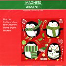 Christmas Holiday Decorative Fridge Magnet Set for Refrigerator, Locker, File Cabinet v9
