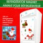 Christmas Holiday Decorative Fridge Magnet Set for Refrigerator, Locker, File Cabinet v3-v4