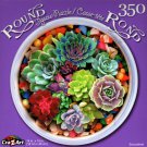 Succulents - 350 Round Piece Jigsaw Puzzle