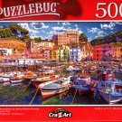 Small Fishing Boats at Harbor Marina Grande, Italy - 500 Pieces Jigsaw Puzzle