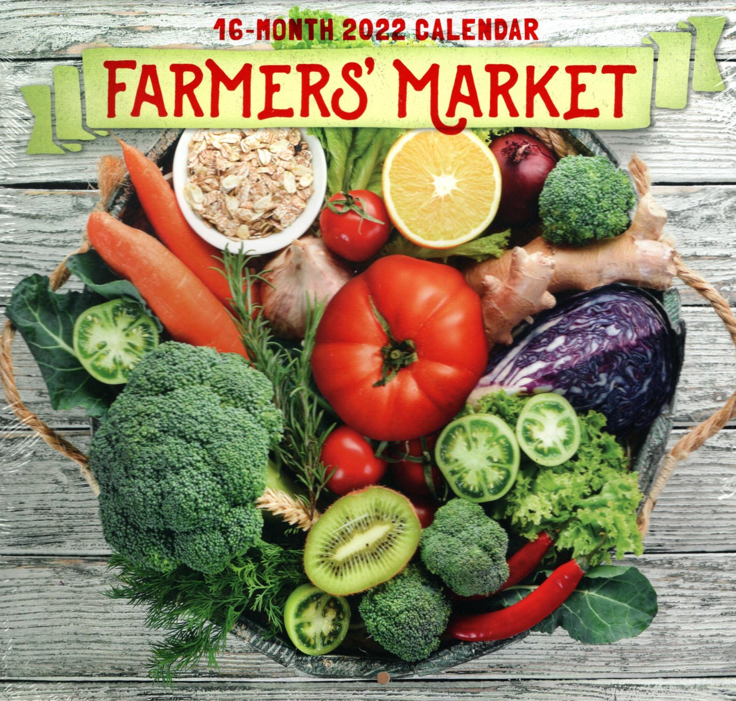 2022 16 Month Wall Calendar - Farmers` Market