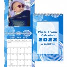 2022 Photo Frame Wall Spiral-bound Calendar - Vertical Photo Alignment - (Edition #002b)