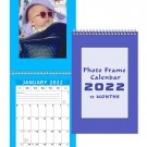 2022 Photo Frame Wall Spiral-bound Calendar - Vertical Photo Alignment - (Edition #005b)