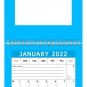 2022 Photo Frame Wall Spiral-bound Calendar - Vertical Photo Alignment - (Edition #005b)