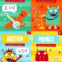 First Grade Educational Workbooks - Good Grades - Spelling, Phonics, Addition, & Subtraction