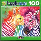 Rainbow Zebra - 100 Pieces Jigsaw Puzzle
