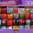 Colorful Lacquer-Ware Plates - 350 Pieces Jigsaw Puzzle