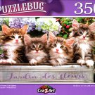 Norwegian Forest Cat Kittens - 350 Pieces Jigsaw Puzzle