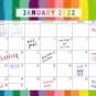 2022 Academic Year 12 Months Student Calendar/Planner for 3-Ring Binder -v027