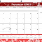 2022 Academic Year 12 Months Student Calendar/Planner for 3-Ring Binder -v029