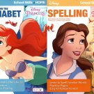 Educational Workbooks - Disney Princess - Spelling; Learn the Alphabet - Workbook (Set of 2 Books)