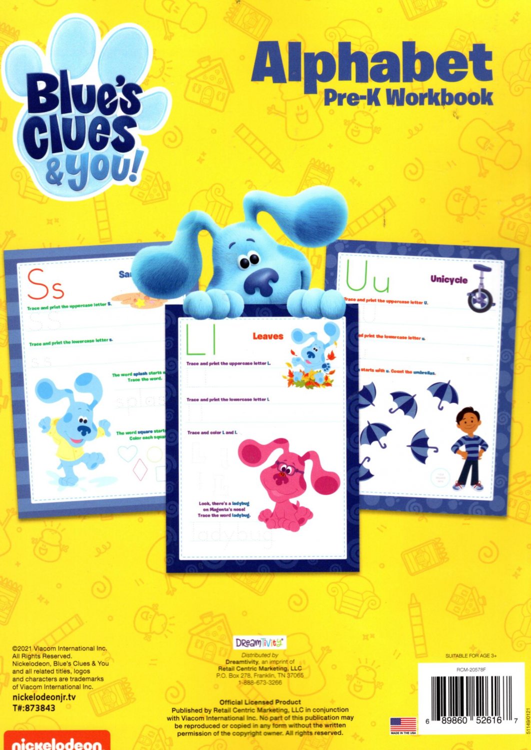 Educational Workbooks Nickelodeon Blue S Clues You Alphabet The Best ...