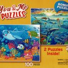 Dolphin Friends/Ocean of Life - Total 350 Piece, 2 Puzzles Inside