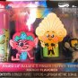 Trolls World Tour Jumbo Lip Balm 3 Finger Puppet Toppers Strawberry & Mango Set