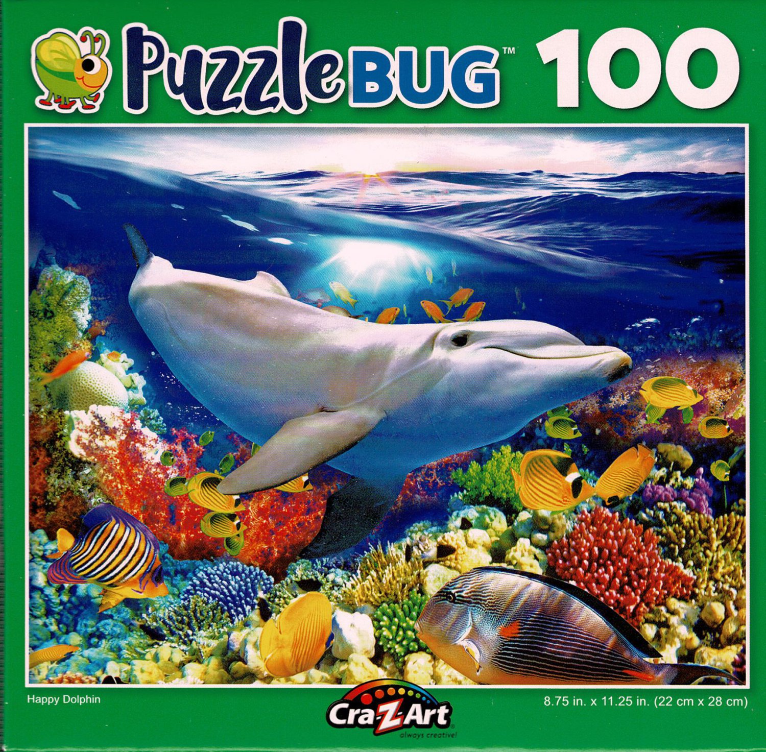 Happy Dolphin - 100 Piece Jigsaw Puzzle