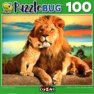 Lion Father and Cub - 100 Pieces Jigsaw Puzzle