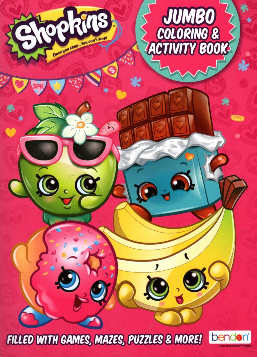 Shopkins Jumbo Coloring & Activity Book