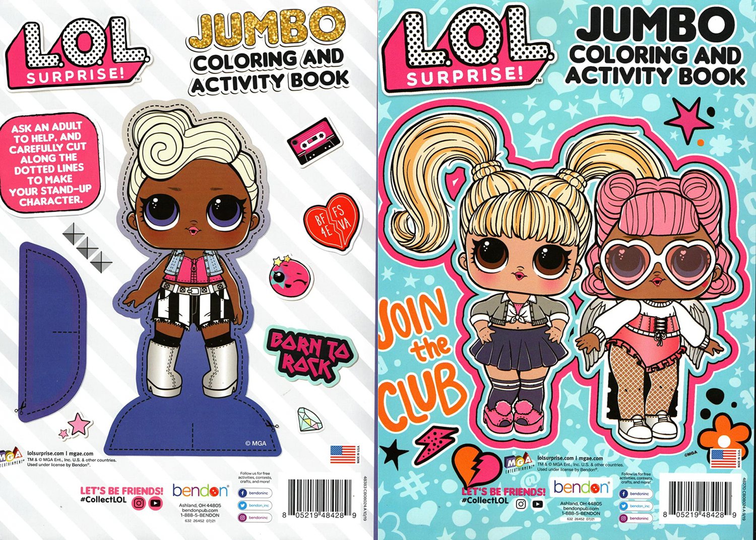 L.O.L. Surprise - Jumbo Coloring & Activity Book (Set of 2 Books)