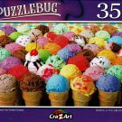 Every Flavor Ice Cream Cones - 350 Pieces Deluxe Jigsaw Puzzle