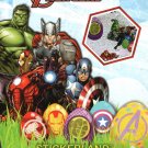 Marvel Avengers Egg Sticker Decorations - 5 Pages 125 Stickers