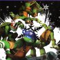Nickelodeon Teenage Mutant Ninja - Green Greetings - 75 Stickers Autocollants