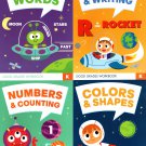Educational Workbooks Numbers & Counting, Colors & Shapes, Letters & Writing, First Words