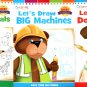 Draw Instructional Step-by-Step Tutorial Books - Let`s Draw Dogs&Cat, Big Machines, Jungle Animals