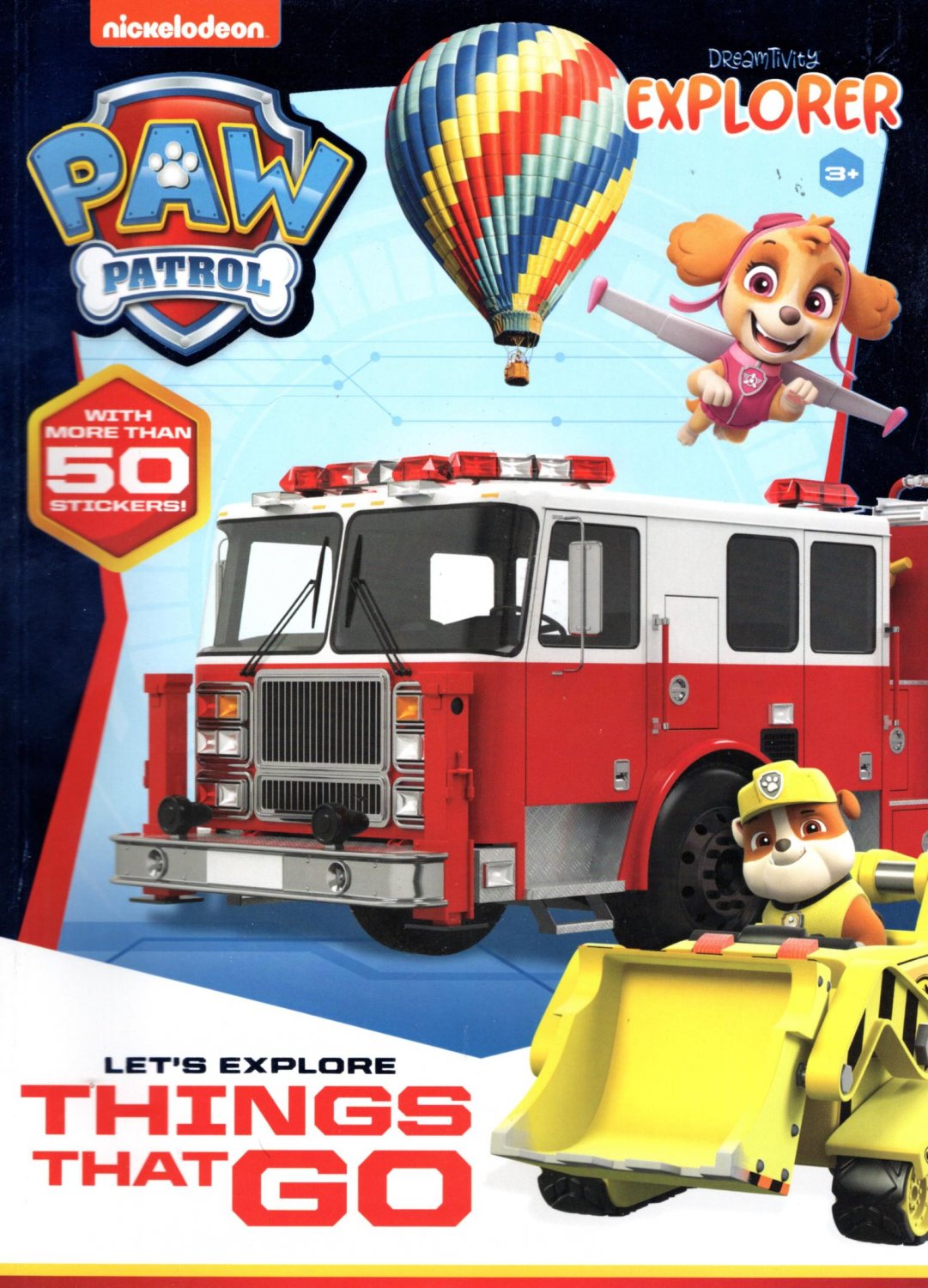 Paw Patrol - Let`s Explore Things That Go with More Than 50 Stickers Book