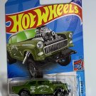 Hot Wheels '55 Chevy Bel Air Gasser, 43/250 Chevy Bel Air 2/5 [Green]