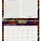 2022 - 2023 Academic Year 12 Months Student Calendar / Planner for Wall & Desk & 3-Ring Binder #015