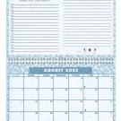 2022 - 2023 Academic Year 12 Months Student Calendar / Planner for Wall & Desk & 3-Ring Binder #011