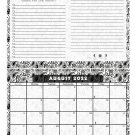 2022 - 2023 Academic Year 12 Months Student Calendar / Planner for Wall & Desk & 3-Ring Binder #010