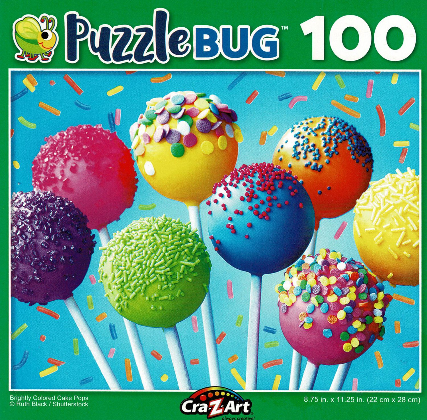 Puzzlebug Brightly Colored Cake Pops - 100 Pieces Jigsaw Puzzle