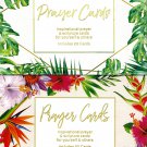 CrownJewlz Christian Floral Prayer & Scripture Cards, 2 Assorted Sets (20 ct each) v2