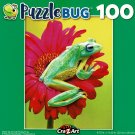 Close Up of Cute Flying Frog - 100 Pieces Jigsaw Puzzle