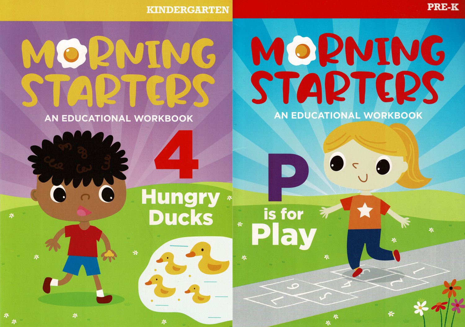 Pre K And Kindergarten Morning Starters Educational Workbooks V16 Set