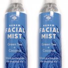 Facial Mist Green Tea + Coconut 4fl oz (148ml) Set of 2