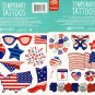 Savvi - Patriotic - Temporary Classic Tattoos - 25 ct. (Set of 2 Pack)