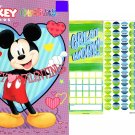Disney Mickey & Friends - Happy Valentine - Jumbo Coloring & Activity Book + Award Stickers